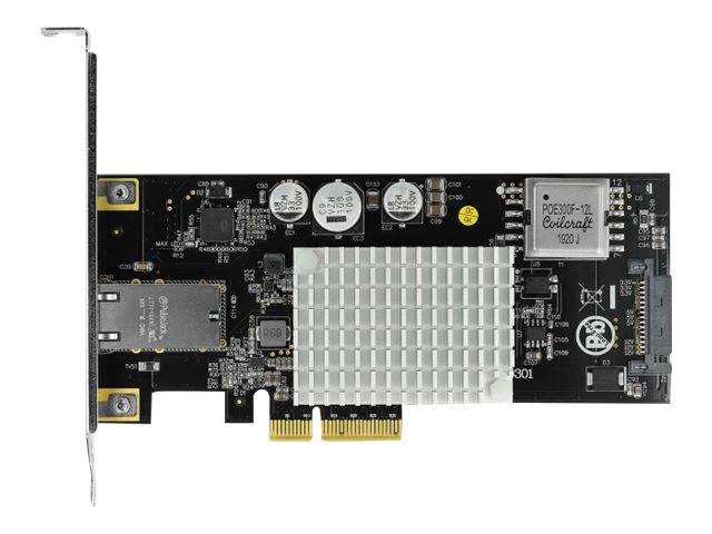 DeLOCK PCI Express Card to 1 x 10GBase-T LAN PoE+ RJ45 - Netzwerkadapter - PCIe 3.0 x4 - 10Gb Ethernet (PoE+)