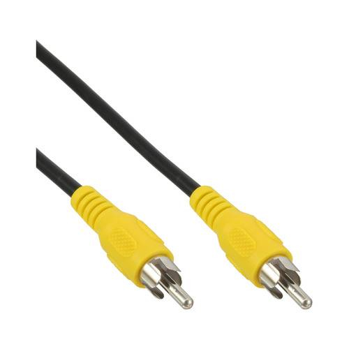 InLine® Cinch Kabel, Video, 1x Stecker / Stecker, Steckerfarbe gelb, 2m Kabel Audio- / Videokabel &