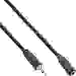 InLine® Klinken Adapterkabel 4pol. 2,5mm Stecker -> 3,5mm Buchse, 5m Kabel Klinke zu Y- /