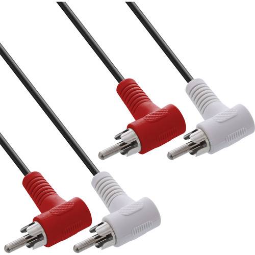 InLine® Cinch Kabel, 2x Cinch, Stecker / gewinkelt, 1,2m Kabel Audio- / Videokabel diverse & Klinke