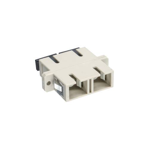 InLine® LWL Kupplung, Duplex SC/SC, multimode, beige, Keramik-Hülse, zum Einbau Adapter / Netzwerk
