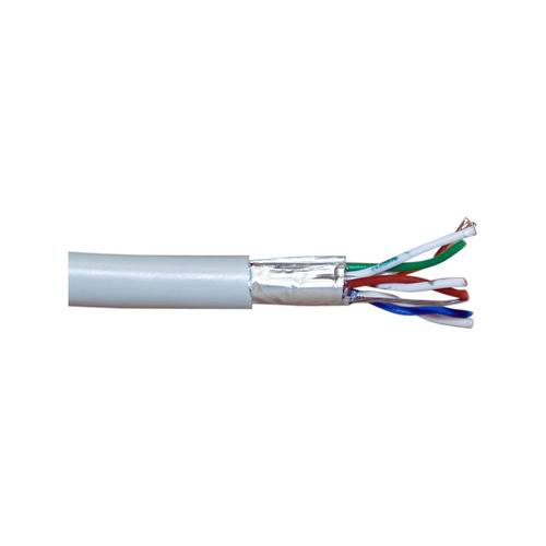 InLine® Patchkabel Cat.5e, grau, F/UTP, AWG26 CCA, PVC, 100m Kabel Rohware/Meterware (flexible