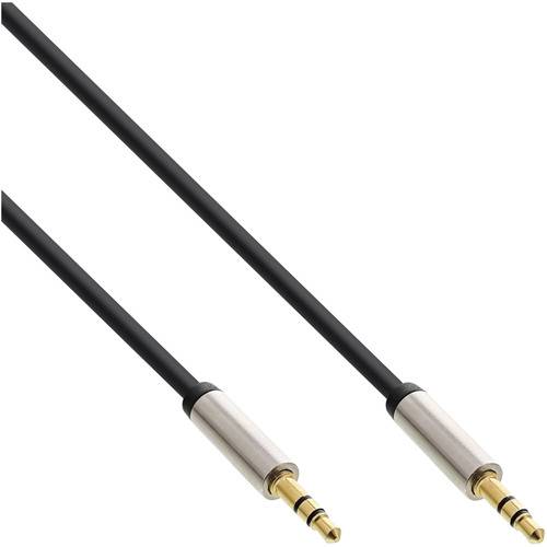 InLine® Slim Audio Kabel Klinke 3,5mm ST/ST, Stereo, 2m Audio- / Videokabel diverse Cinch &