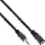 InLine® Klinke Verlängerung, 3,5mm Stecker / Buchse, Stereo, 10m Kabel zu Verlängerungen