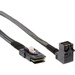 InLine® Mini-SAS HD Kabel, SFF-8643 gewinkelt zu SFF-8087, mit Sideband, 1m Kabel SAS
