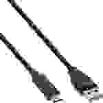 InLine® USB 2.0 Kabel, USB-C Stecker an A Stecker, schwarz, 3m Kabel USB USB 2.0