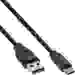 InLine® USB 3.2 Kabel, USB-C Stecker an A Stecker, schwarz, 0,3m Kabel USB USB 3.2
