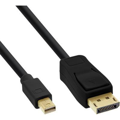 InLine® Mini DisplayPort zu Kabel, schwarz, 2m Kabel
