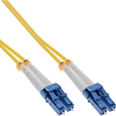 InLine® LWL Duplex Kabel, LC/LC, 9/125µm, OS2, 2m Kabel Patchkabel LWL