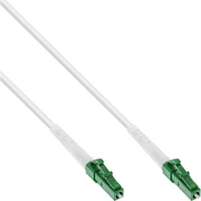 InLine® LWL Simplex Kabel, FTTH, LC/APC 8° zu 8°, 9/125µm, OS2, 3m Kabel Patchkabel LWL (FTTH)
