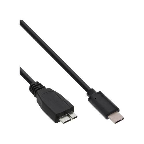 Ein Bild, das zwei Arten von USB-Kabeln zeigt: eines mit einem USB-C-Anschluss und ein anderes mit einem Micro-USB-Anschluss, auf weißem Hintergrund.
