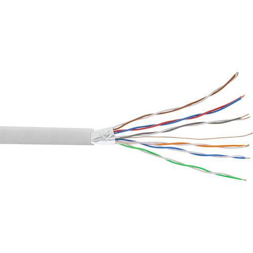 InLine® Telefon-Kabel 12-adrig, 6x2x0,6mm, zum Verlegen, 100m Rolle Kabel Rohware/Meterware SAT