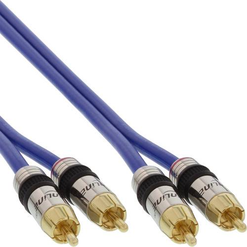 InLine® Cinch Kabel AUDIO, PREMIUM, 2x Stecker / Stecker, 10m Audio- / Videokabel diverse & Klinke