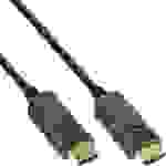 InLine® HDMI AOC Kabel, Ultra High Speed 8K4K, schwarz, 100m Kabel - mit Ethernet Premium