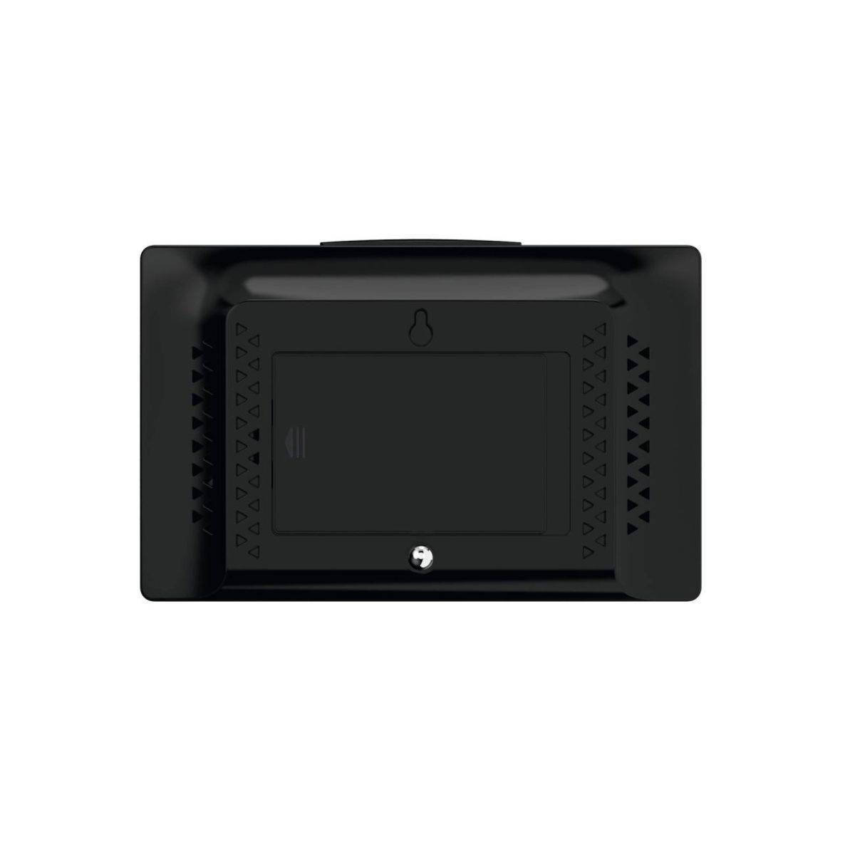 Digitale Touch Wetterstation mit LED-Hintergrundbeleuchtung in Schwarz