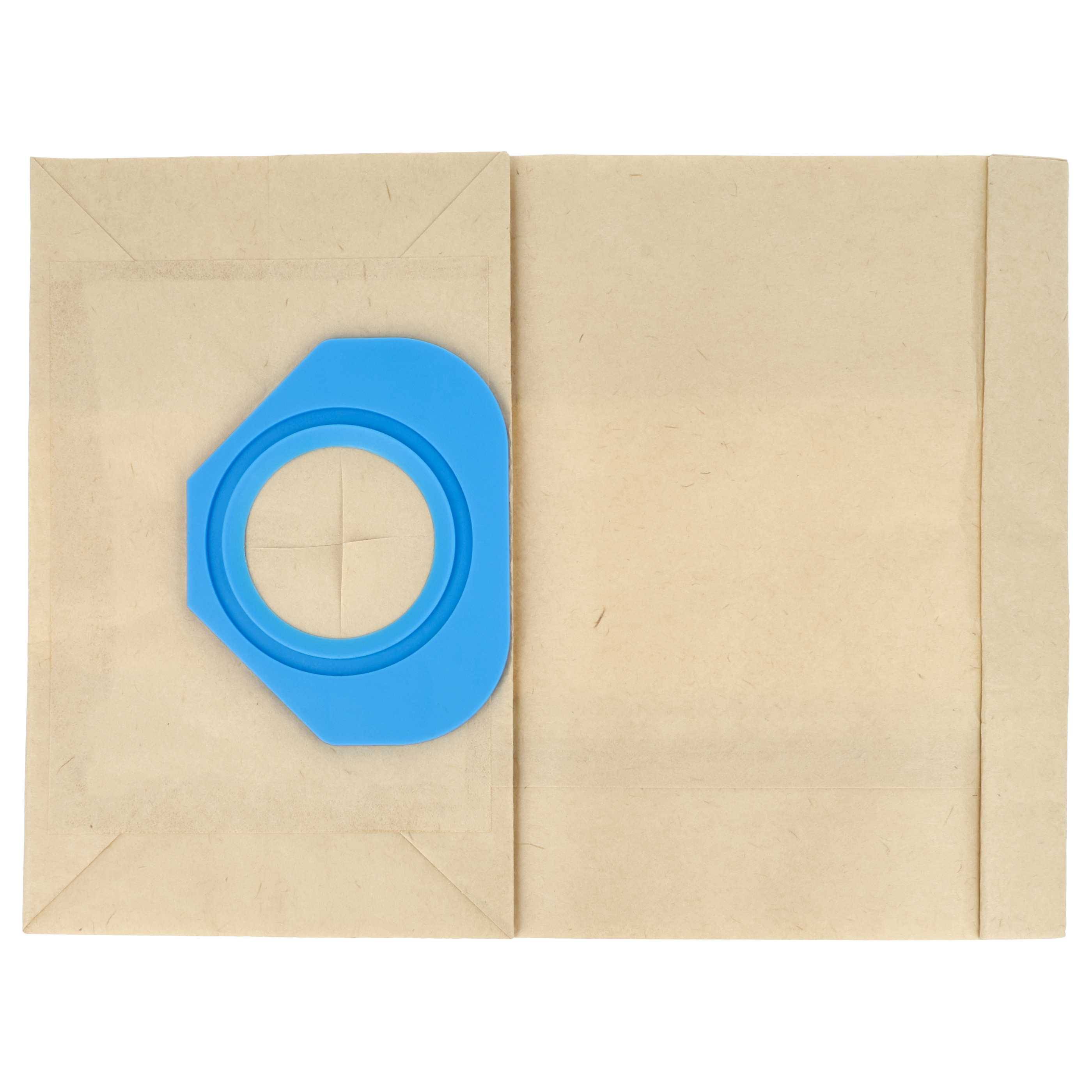 vhbw 20x Staubsaugerbeutel kompatibel mit Nilfisk GS 84, GS 90, GS 80, GS 79, GS 81, GS816200 Staubsauger - Papier, 31,3cm x 23,3cm braun