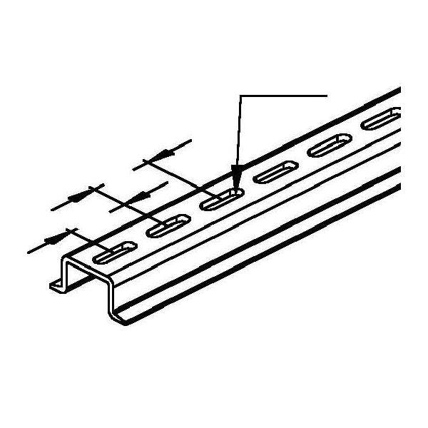 20 Meter Niedax Tragschiene 2936/2 GL