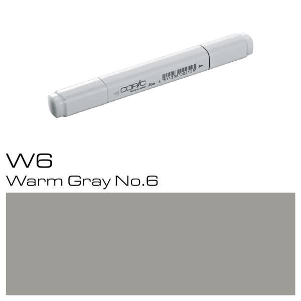 Marker Copic W6 Warm Grey