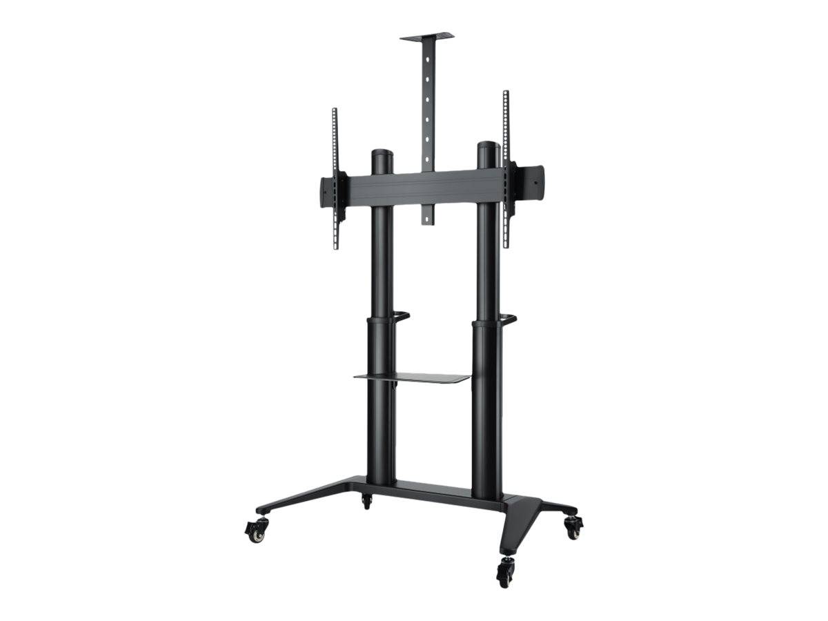 HAGOR BrackIT Stand HD XXL - Wagen - für Flachbildschirm / AV-Ausrüstung - Schwarz - Bildschirmgröße: 165-305 cm (65"-120")