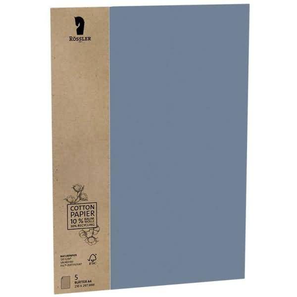 Schreibpapier A4 Terra Denim 120g/VE=5 Stück