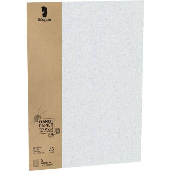 Schreibpapier A4 Terra Flanell 120g/VE=5 Stück