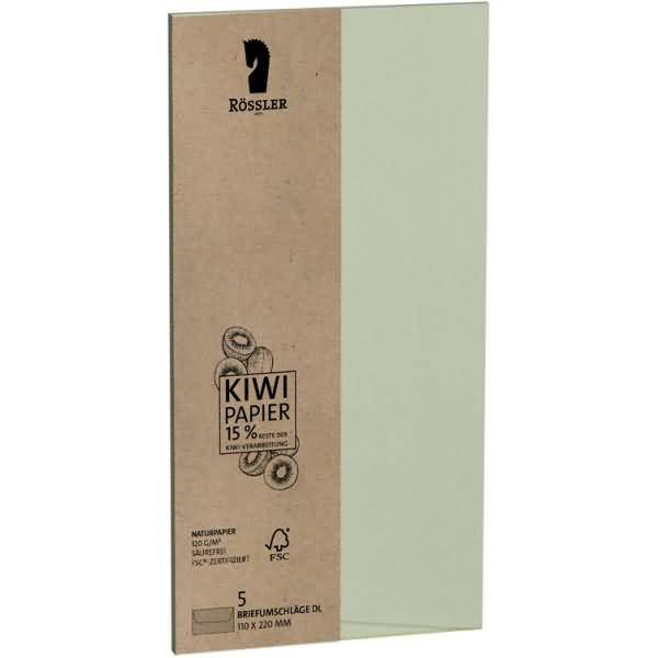 Briefumschläge DL Terra Kiwi 120g/VE=5 Stück