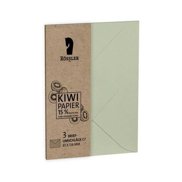 Briefumschläge C7 VE=3 Stück Terra Kiwi