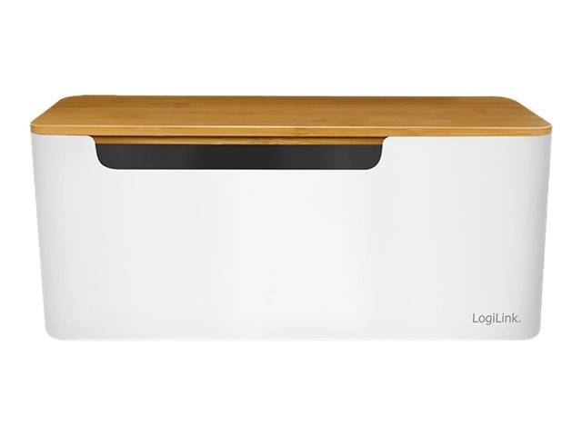 LogiLink Kabel-Organizer - mit Bambusdeckel