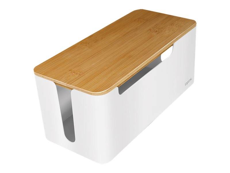 LogiLink Kabel-Organizer - mit Bambusdeckel
