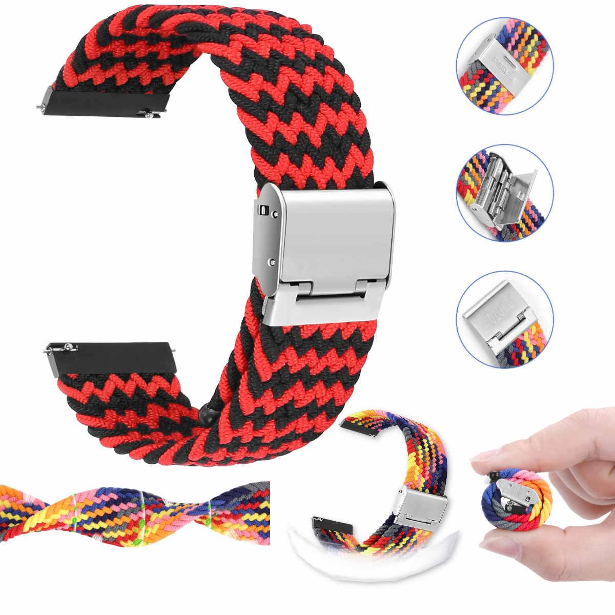 Für Samsung Galaxy Watch FE 6 5 4 Normal Pro Classic Nylon Armband