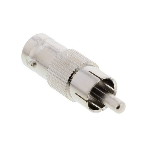 InLine® Video Adapter, 1x Cinch Stecker auf BNC Buchse Adapter / Konverter