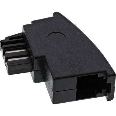 InLine® TAE-N Adapter, Stecker auf RJ11 Buchse 6P4C Adapter / Konverter Netzwerk / Telefonie