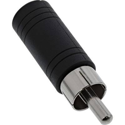 InLine® Audio Adapter, Cinch Stecker auf 3,5mm Klinke Buchse, Mono Adapter / Konverter