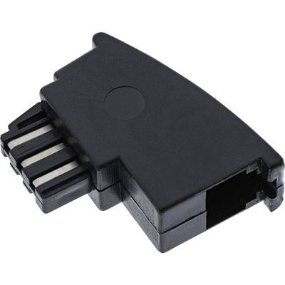 InLine® TAE-F Adapter, Stecker auf RJ11 Buchse, für Import Telefone Adapter / Konverter Netzwerk /