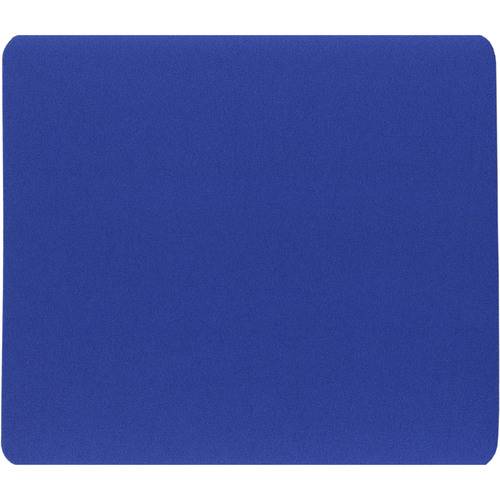 Ein einfaches blaues rechteckiges Mousepad mit abgerundeten Ecken.