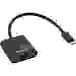 InLine® USB Display Konverter, USB-C Stecker zu DisplayPort Buchse (DP Alt Mode), 4K/60Hz, schwarz,