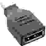 InLine® DisplayPort Adapter, mini Stecker auf Buchse, 4K/60Hz, schwarz Adapter / Konverter zu HDMI