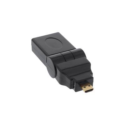 InLine® HDMI Adapter, A Buchse auf Micro D Stecker, flexibel, 4K2K Adapter / Konverter Video