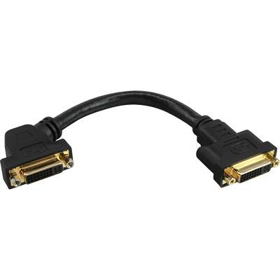 InLine® DVI-I Adapterkabel, 24+5 Buchse/Buchse, zum Einbau, vergoldete Kontakte Adapter / Konverter