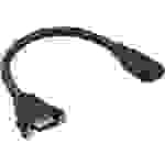 InLine® HDMI 4K2K Adapterkabel zum Einbau, A Buchse/Buchse, 0,6m Adapter / Konverter zu / DVI /