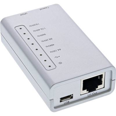 InLine® USB HD Audio Adapter, USB Hi-Fi zu Digital Coax/Toslink/I2S Konverter Adapter /