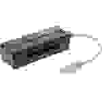 InLine® 4-fach Telefon Port Splitter, RJ45 Stecker an 4x Buchse, 0,15m Adapter / Konverter TAE / /