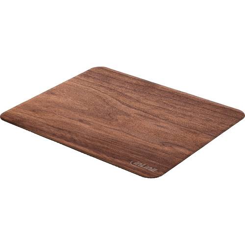 Ein rechteckiges braunes Holzschneidebrett mit glatter Oberfläche.