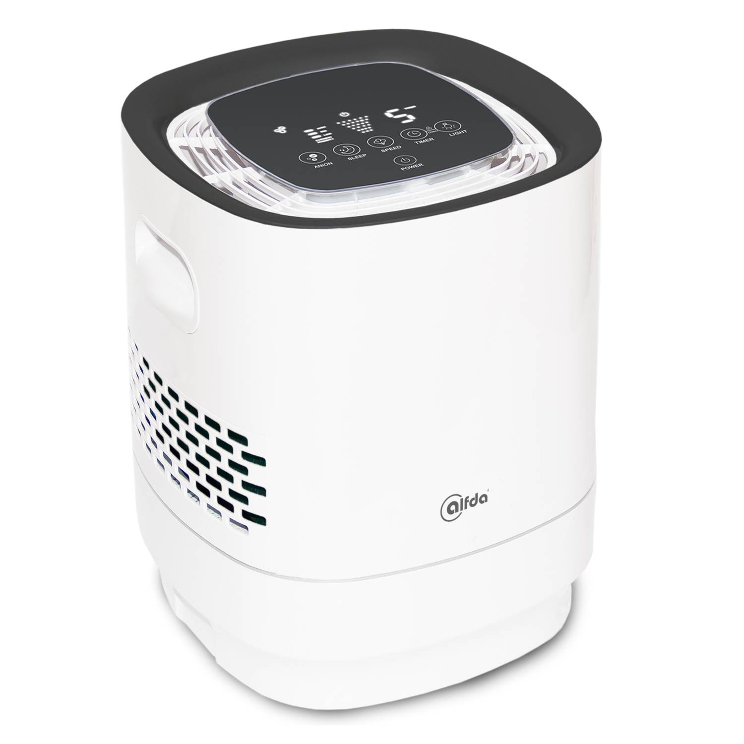 alfda Luftwäscher ALW350 mit HEPA-Filter - 250 ml/h Befeuchtung - Automatikmodus - bis 35 m²