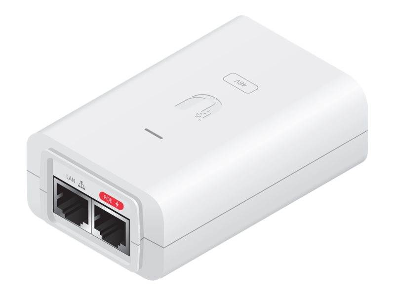 UbiQuiti Networks PoE-48-24W-WH - Power Injector - Wechselstrom 100-240 V - 24 W
