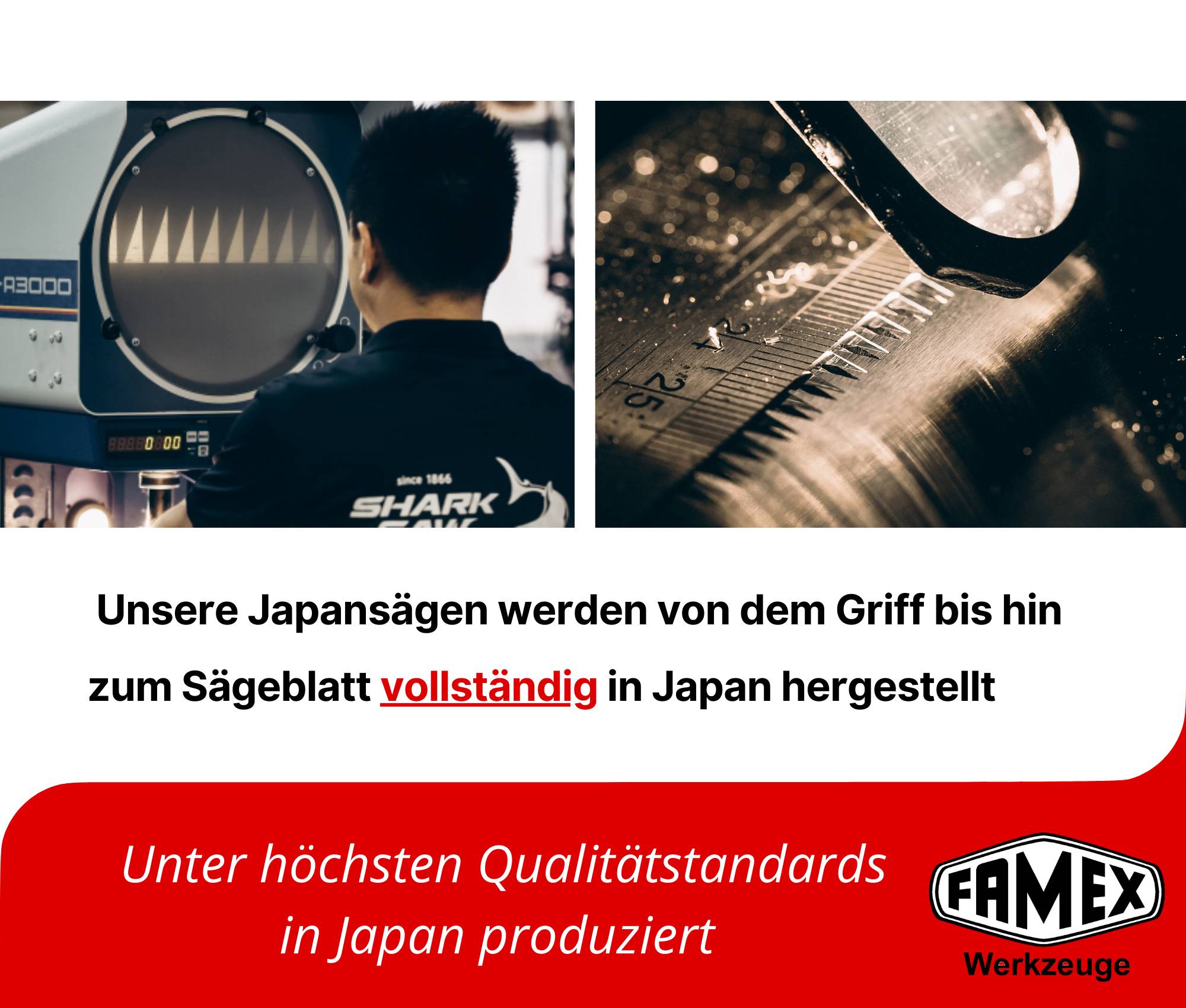 FAMEX 5547 Profi Japansäge Kataba 265mm - 15 Zähne pro Zoll - PROFESSIONAL