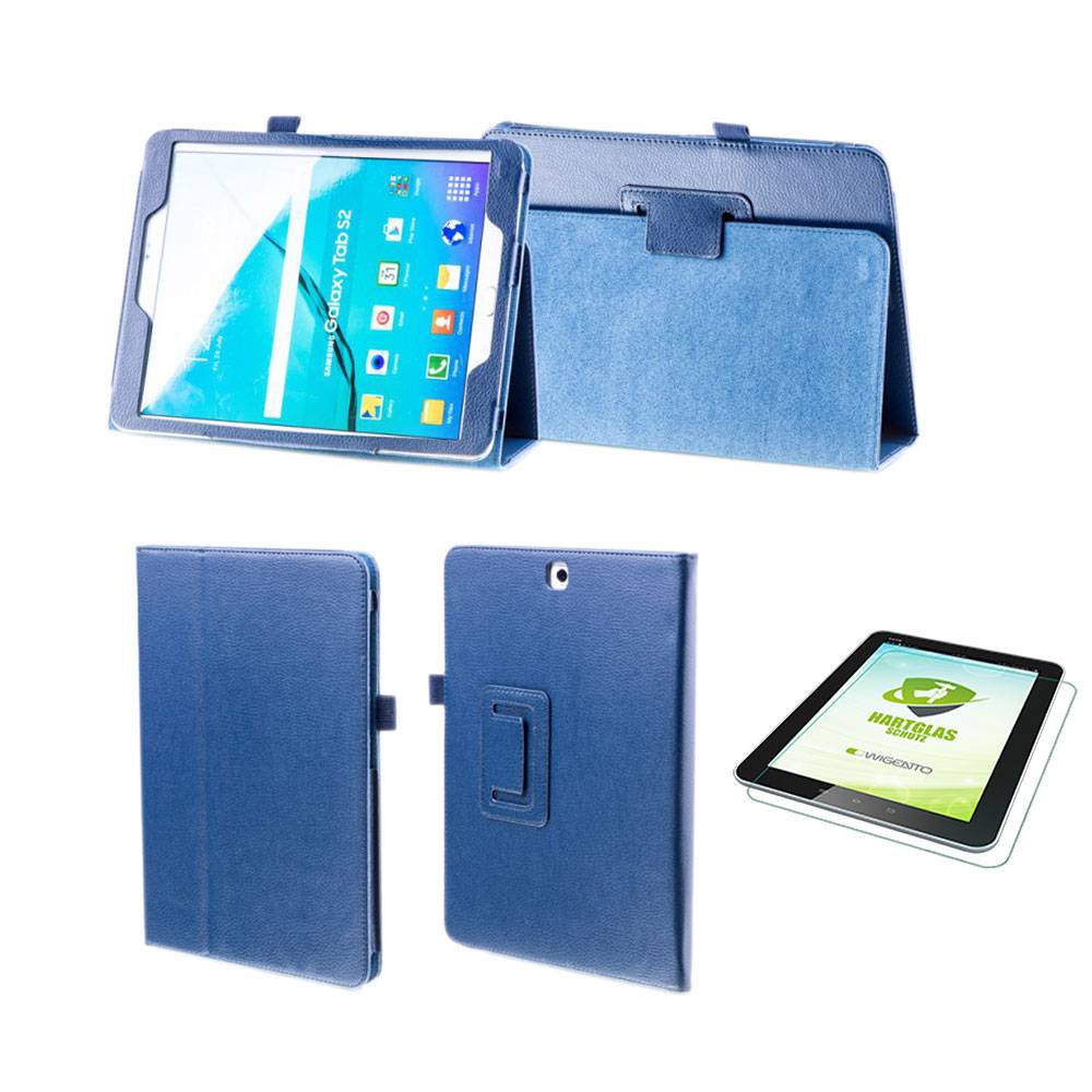 Aufstellbare Kunst-Leder Tasche für Tablet Etuis Hülle Cover Schutz Case Zubehör