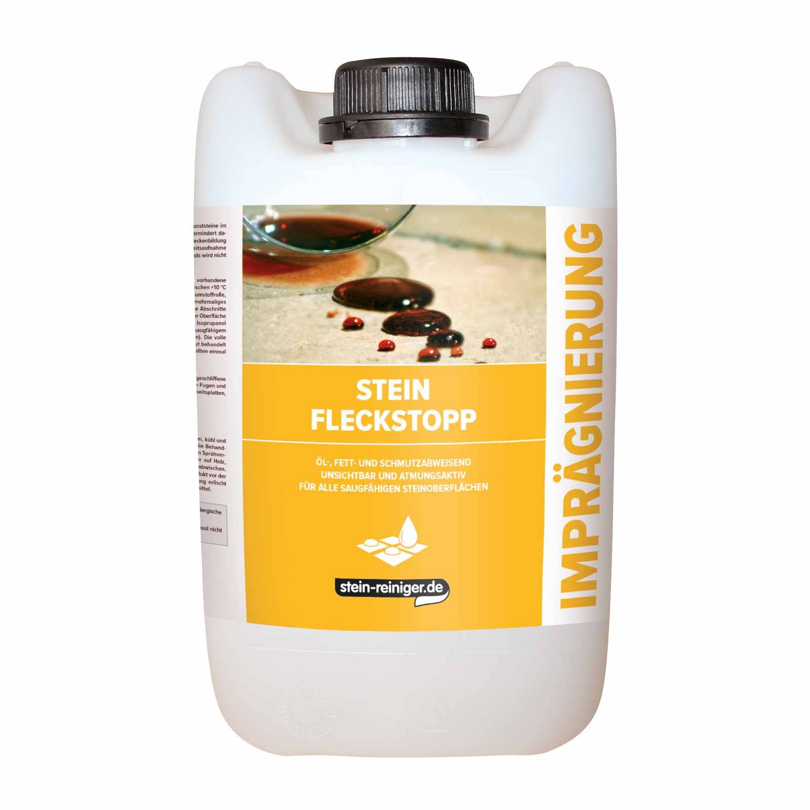 stein-reiniger.de Imprägnierung Stein-Fleckstopp 5 Liter