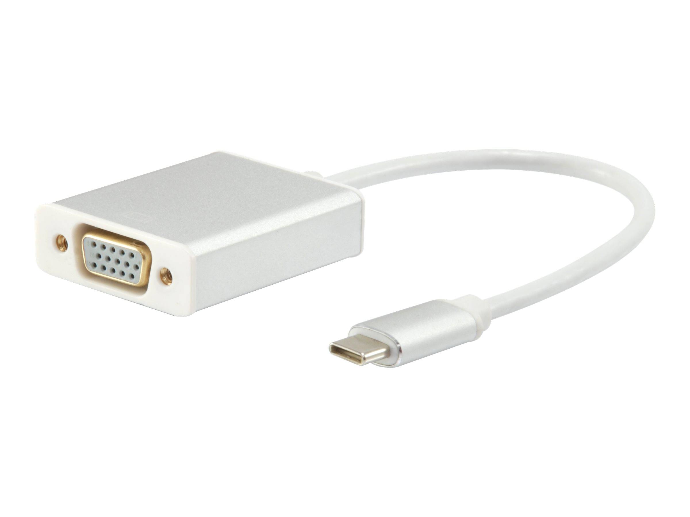 Equip Videoadapter - USB-C (M) zu HD-15 (VGA) - (W) - 15 cm