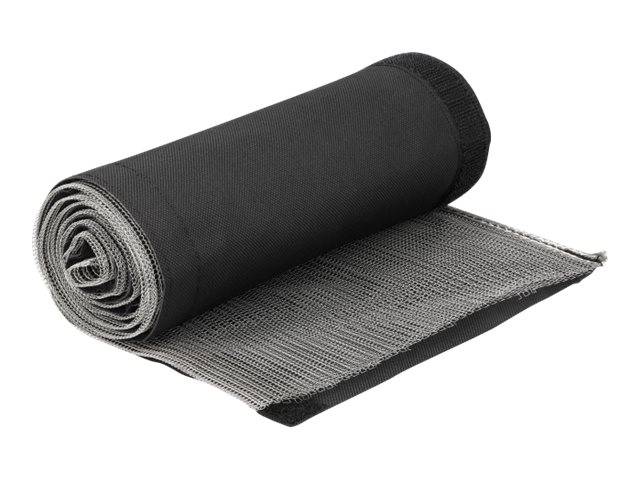 Delock EMV Abschirmgeflechtschlauch mit Klettverschluss 1 m x 50 mm schwarz hitzebeständig
